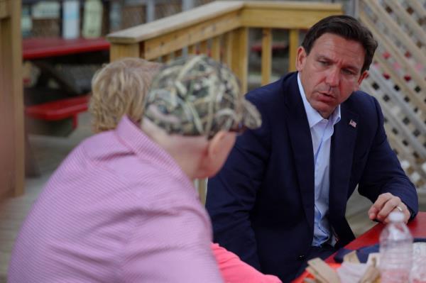 Nikki Haley and Ron DeSantis face each other at the second RNC debate.