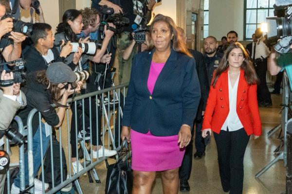 AG Letitia James called Trump's appearance at the trial a “political stunt.” 