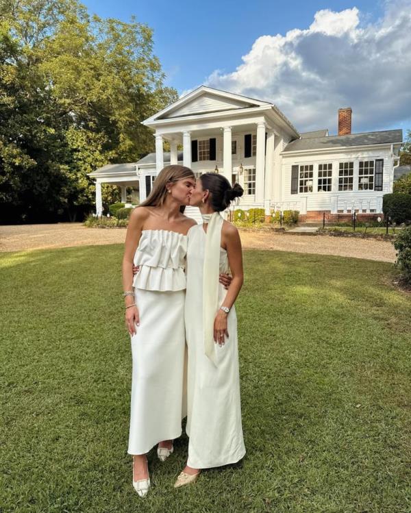 The co<em></em>ntroversy came following Stalling's much anticipated wedding to her partner, Olivia Bennett.